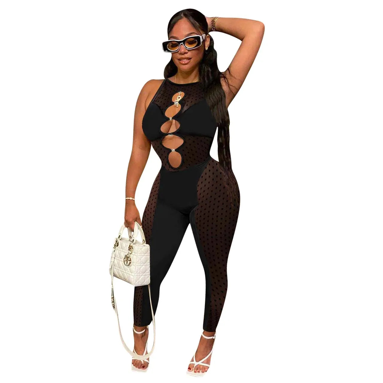Cutout Bodycon Jumpsuit