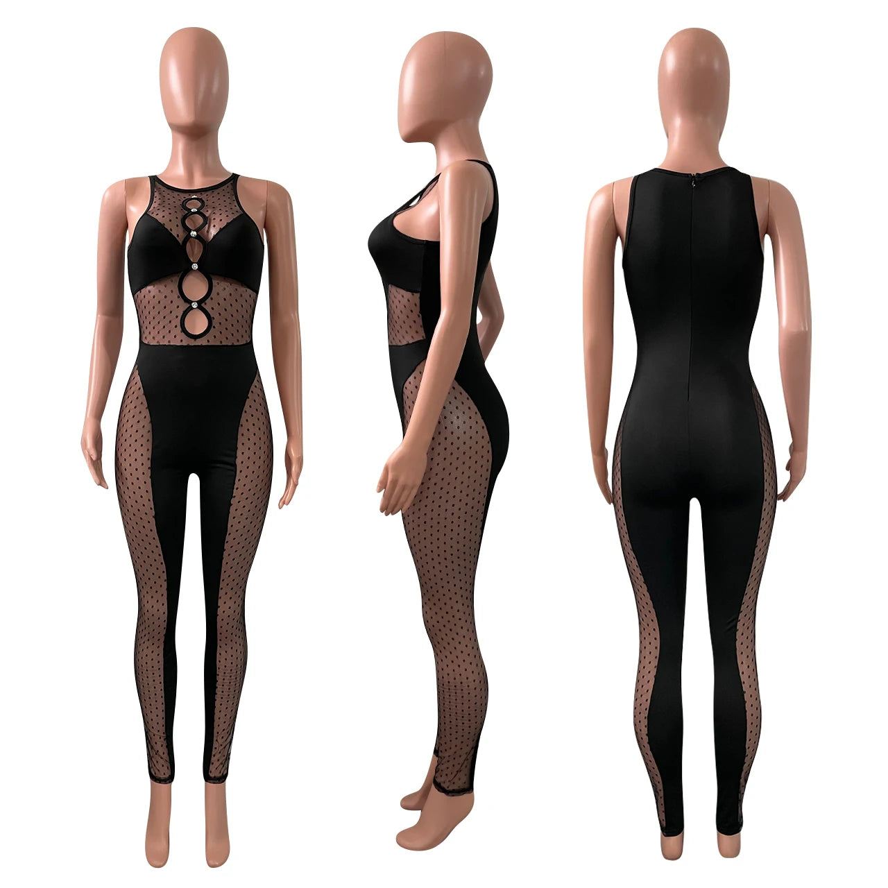 Cutout Bodycon Jumpsuit