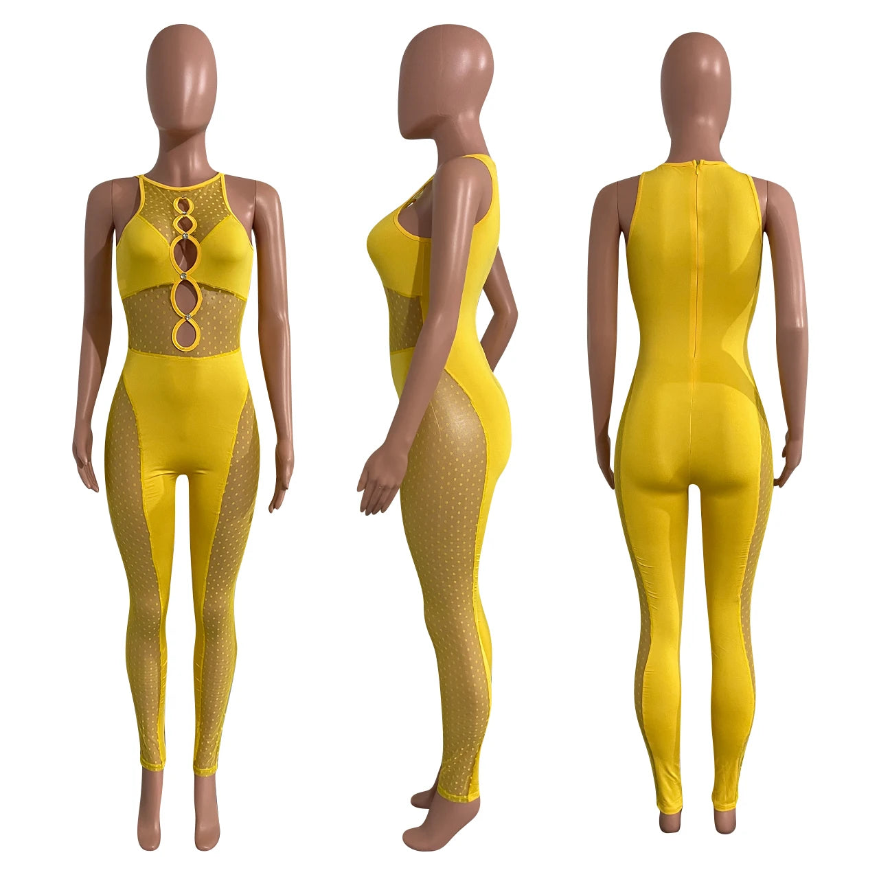 Cutout Bodycon Jumpsuit