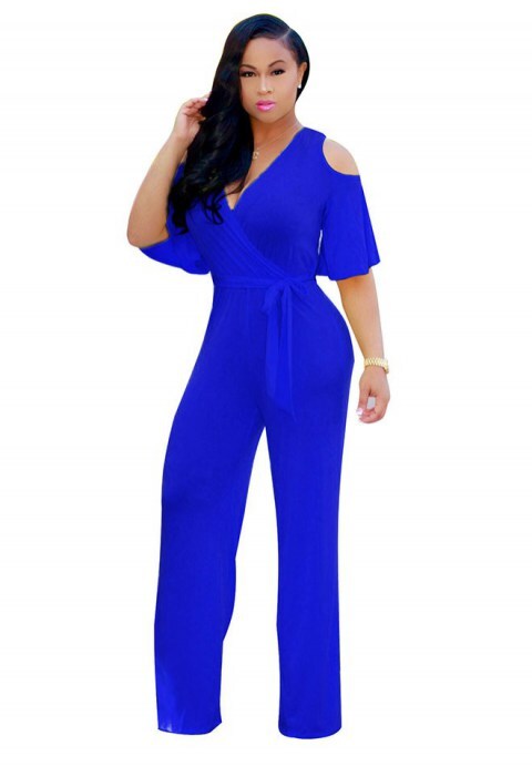 Cold Shoulder Jumpsuit