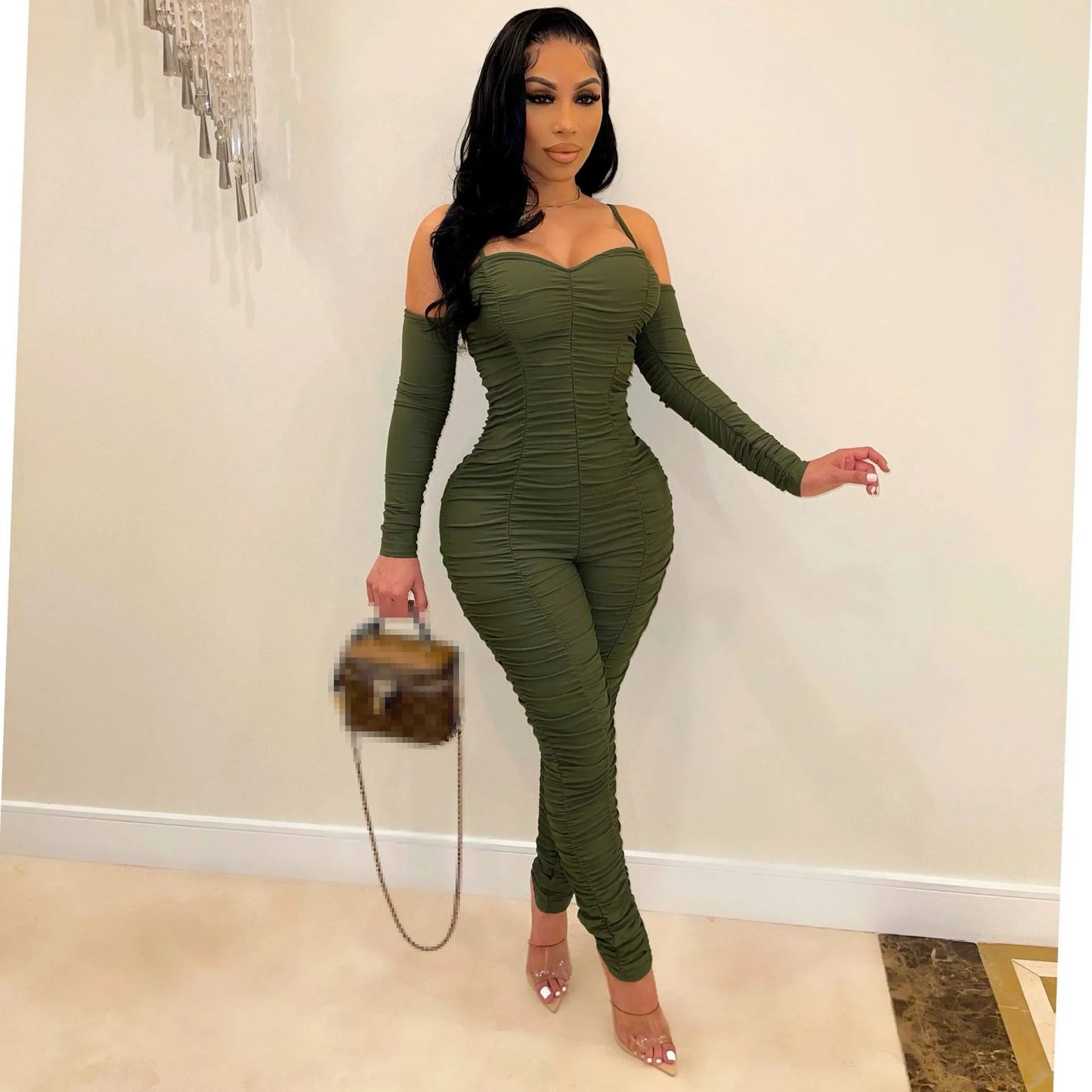 Ruched Jumpsuit