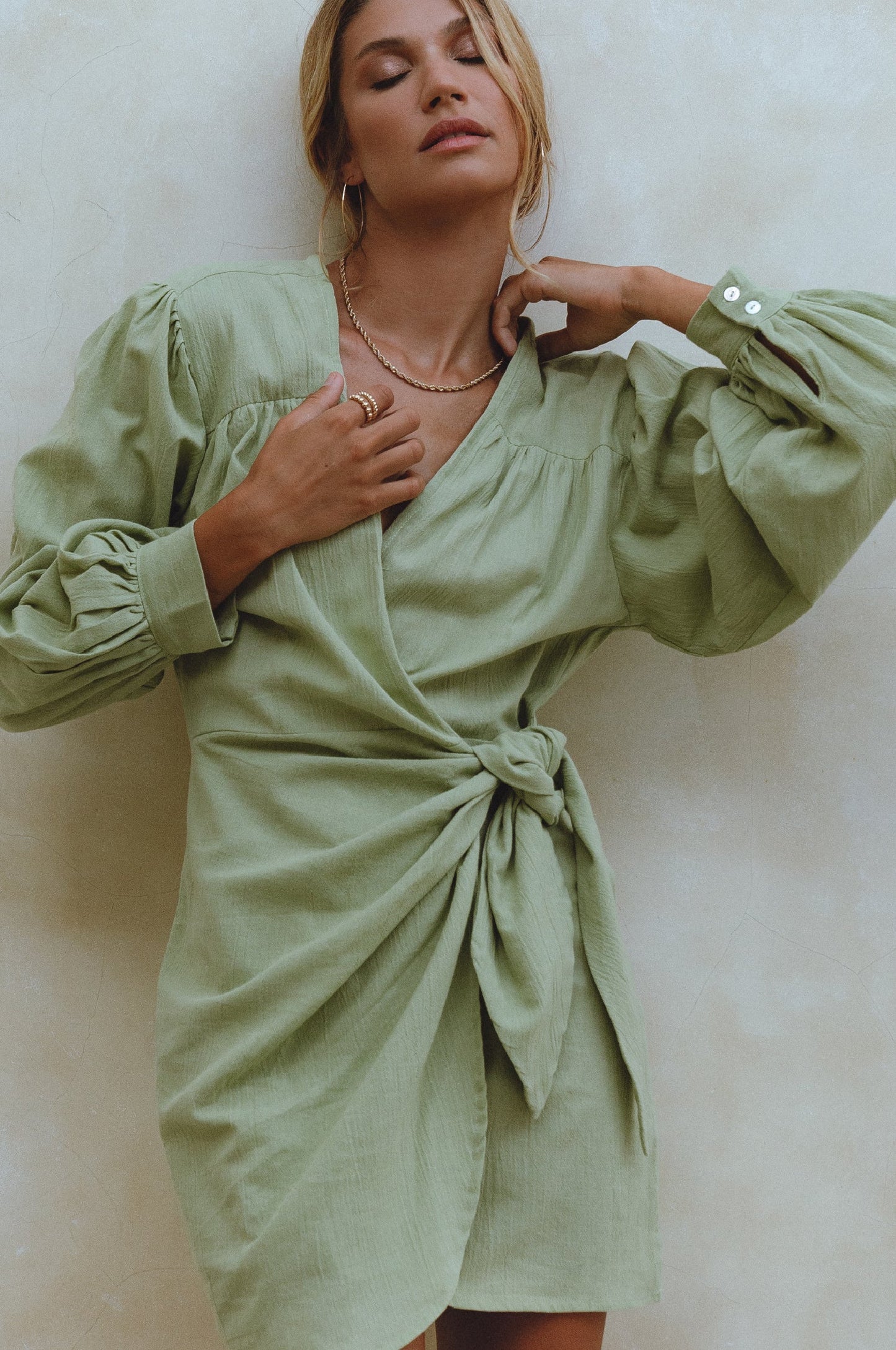 Ti Amo Black Linen Dress