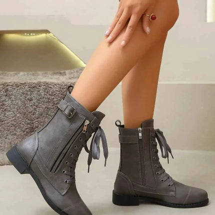 Boot Lover Leather : Lace-Up Boots, , ["H@Y@H@E","Ship From Overseas"], ꫀꪶꫀᧁꪖꪀᥴꫀ꠸ᠻꪗ..
