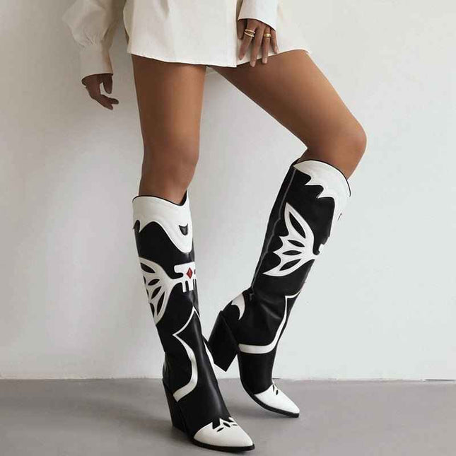 Western Cowboy : Women's Knee High Boots