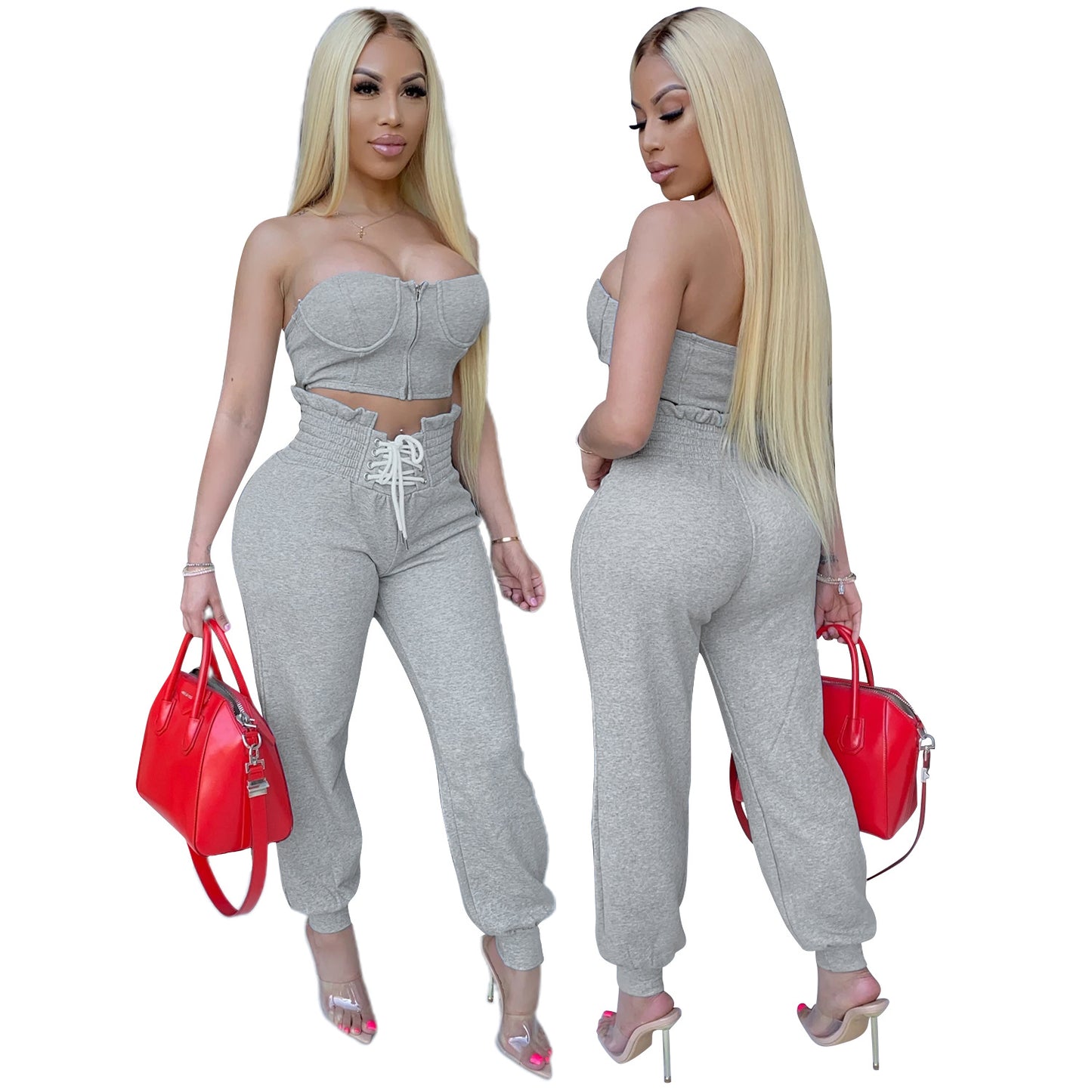 Two-Piece Corset Outfit