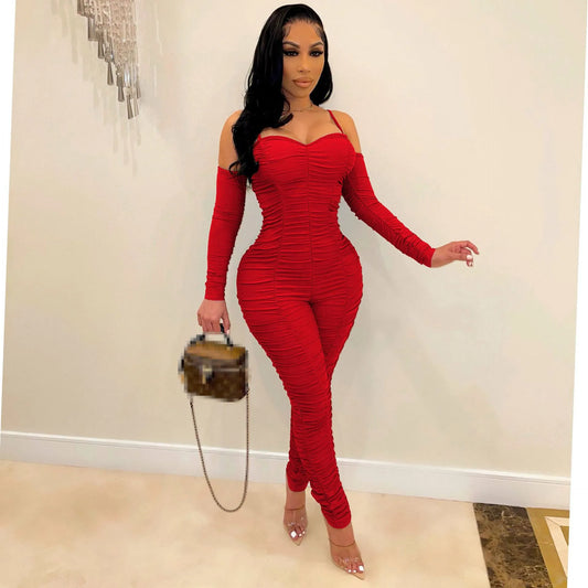 Ruched Jumpsuit