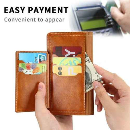 Zipper Wallet Flip Case For iPhone With Wireless Charging Support, , ["Zipper Wallet Flip Case For iPhone With Wireless Charging Support"], ꫀꪶꫀᧁꪖꪀᥴꫀ꠸ᠻꪗ..
