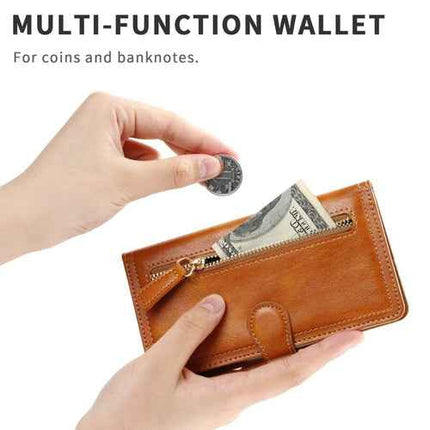 Zipper Wallet Flip Case For iPhone With Wireless Charging Support, , ["Zipper Wallet Flip Case For iPhone With Wireless Charging Support"], ꫀꪶꫀᧁꪖꪀᥴꫀ꠸ᠻꪗ..